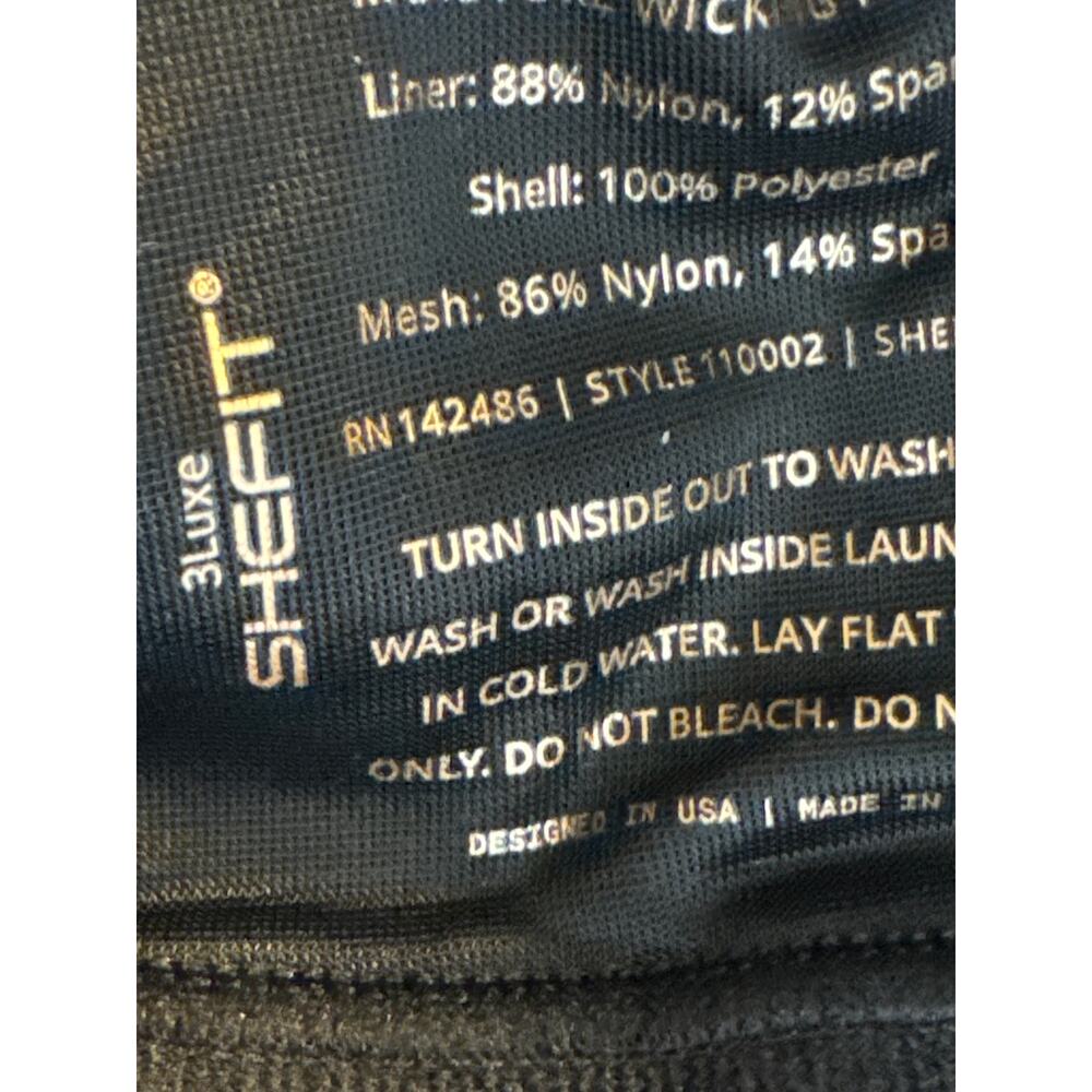 NWT SHEFIT Ultimate Sports Bra Sz 3 Luxe Black Adjustable High Impact Front Zip - Picture 5 of 16